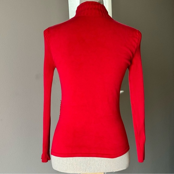 VERMANI Silk Blend Top with Lace Details - M - Picture 9 of 9